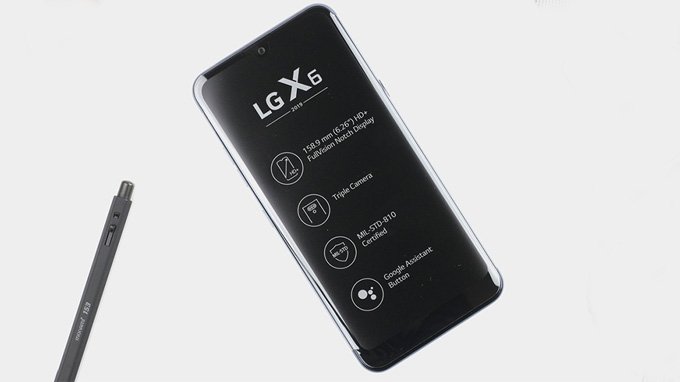LG X6 có ngôn ngữ thiết kế đẹp và sang trọng với khung vỏ bằng nhôm cứng cáp