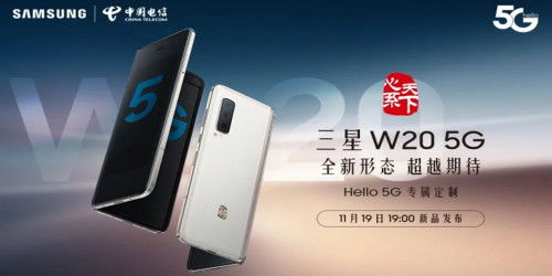 Samsung Galaxy W20 5G màu trắng lộ diện trong video mới