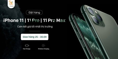 Đặt iPhone 11, 11 Pro nhận 2 năm bảo hành kèm ưu đãi đến 1,3 triệu