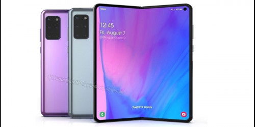 Galaxy Fold 2 lộ diện hình ảnh Render mới với màn hình phụ không được ấn tượng như các tin đồn trước đó