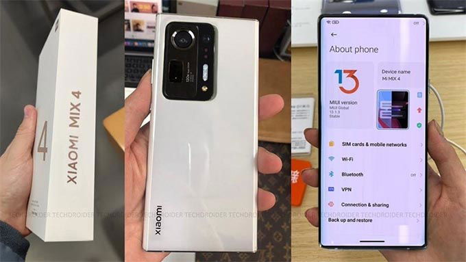 Hình ảnh thực tế Mi MIX 4 tiếp tục lộ diện trước thời điểm ra mắt