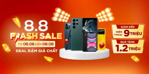 Sale 8-8: Điện thoại sale đậm đến 9 triệu, giá tốt nhất tại XTmobile