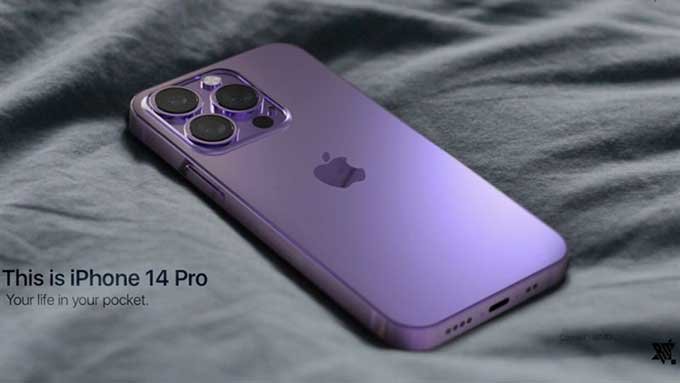 Tổng hợp bảng màu của iPhone 14 series màu tím mới nhất