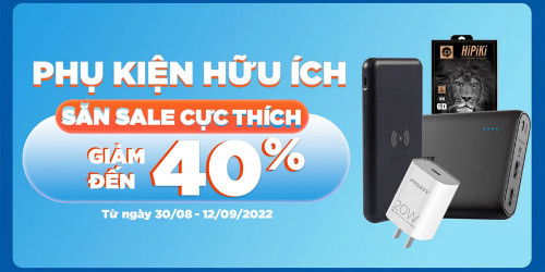 Săn deal phụ kiện: Cáp, củ sạc, cổng chuyển giảm sốc tại XTmobile