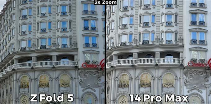 So sánh camera zoom 3x