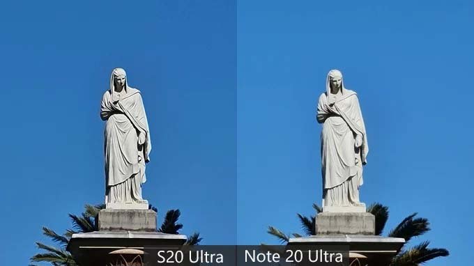So sánh camera Galaxy Note 20 Ultra vs Galaxy S20 Ultra