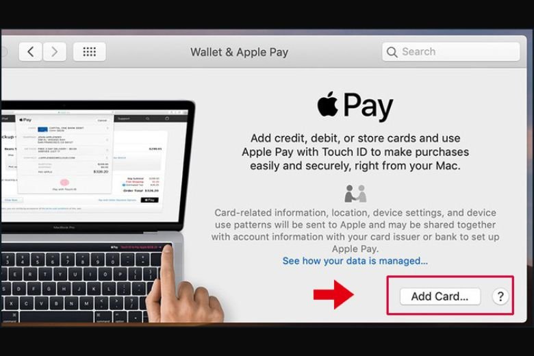 Thiết lập Apple Pay trên MacBook