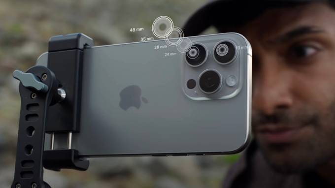 Thoải mái điều chỉnh tiêu cự camera chính trên iPhone 15 Pro Max