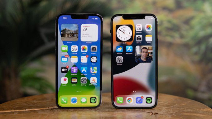 So sánh iPhone 13 Pro và iPhone 12 Pro về màn hình