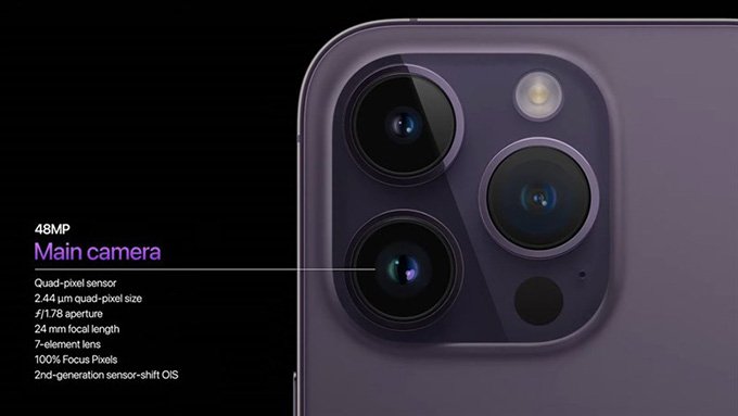 Tổng hợp những tính năng mới nhất trên iPhone 14 series: Camera 48MP