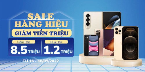 Hot sale: Galaxy Z Fold 4, iPhone 13 Pro Max đồng loạt giảm đến 8,5 triệu