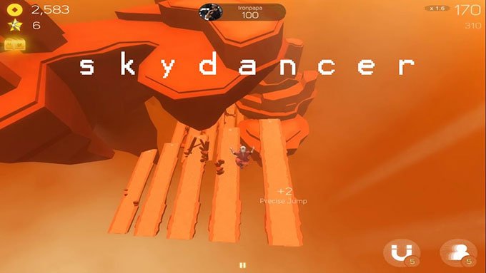 Top game mobile hay nhất lấy đề tài parkour: sky dance