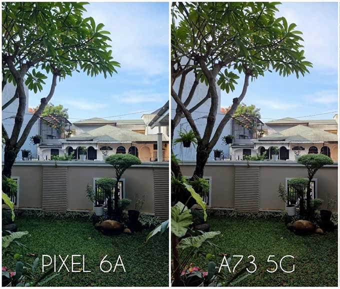 So sánh chi tiết Samsung Galaxy A73 và Google Pixel 6a: Camera