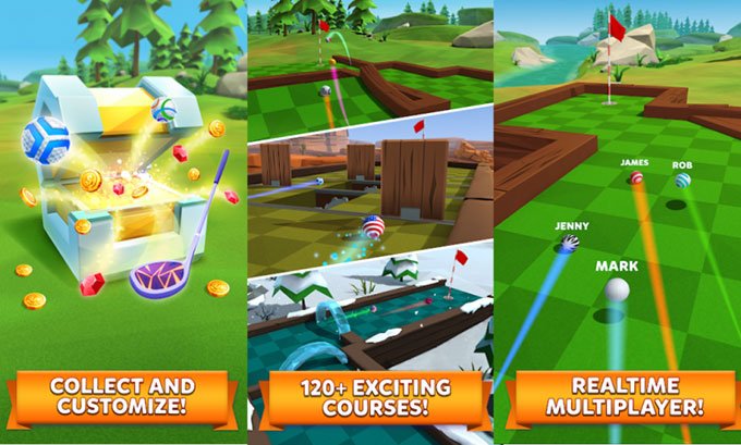 Top game mobile cực hay dành cho những ngày cuối tuần nhẹ nhàng: Golf Battle