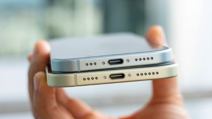 Cổng sạc USB Type-C trên iPhone 15 và iPhone 15 Plus
