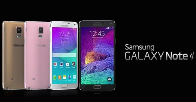 Vẻ đẹp tinh tế của Samsung Galaxy Note 4 với 4 tùy chọn màu sắc