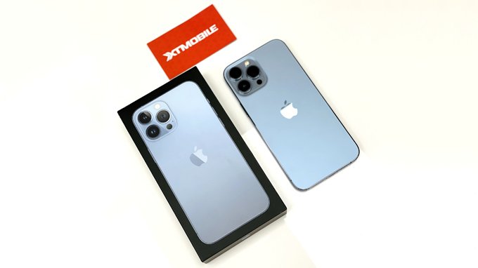 iPhone 13 Pro Max Sierra Blue xanh lơ dương nhạt