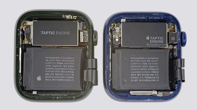 Apple Watch Series 7 45mm sẽ đi cùng viên pin 1.189Wh