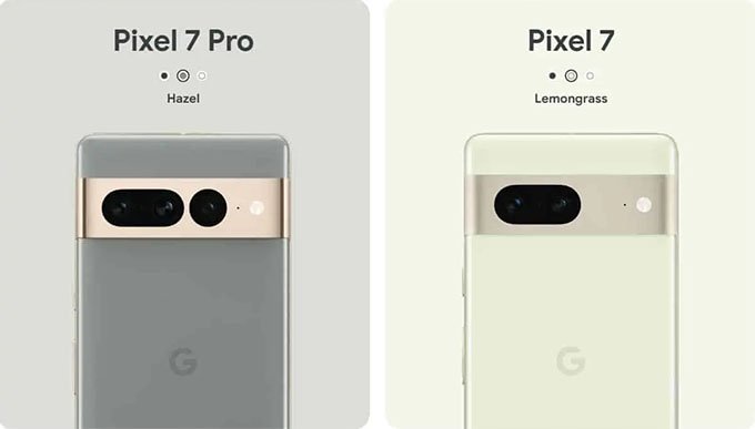Google Pixel 7 Pro và Pixel 7 sở hữu ngoại hình không nhiều khác biệt so với thế hệ tiền nhiệm