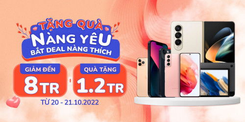 Deal 20/10: Mua Galaxy Z Fold 4, iPhone 13 giảm thêm đến 8 triệu