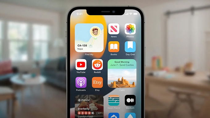 Widget đem lại nhiều sự thuận tiện dành cho người dùng iPhone