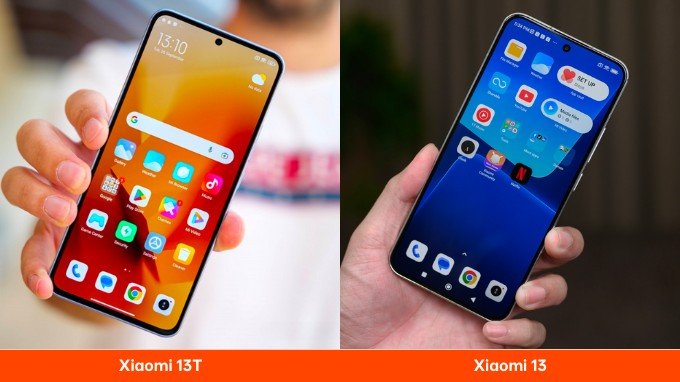 Cả Xiaomi 13T và Xiaomi 13 đều có khả năng hiển thị tốt