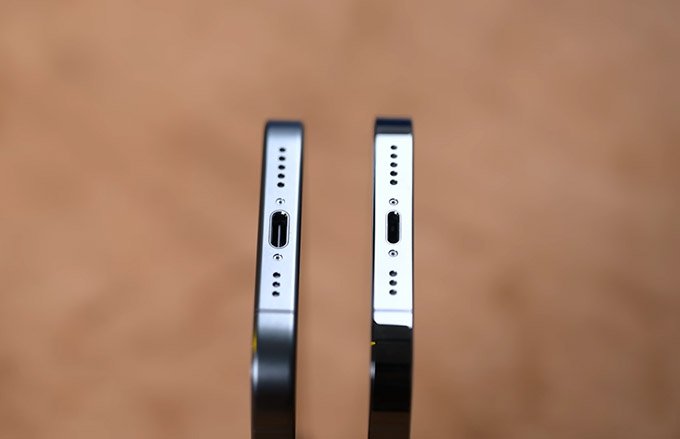 So sánh cổng sạc iPhone 15 Pro và iPhone 14 Pr