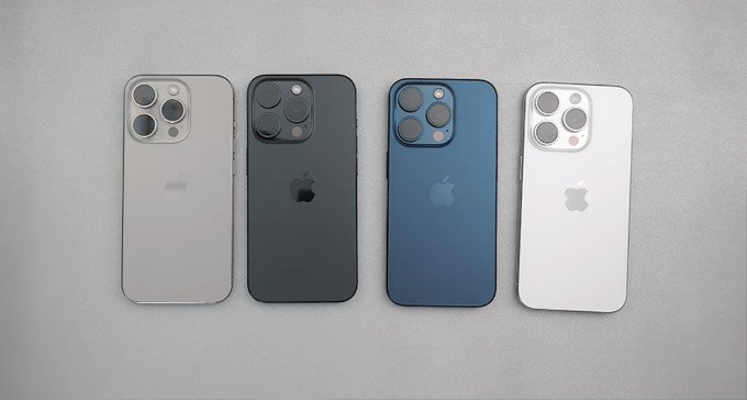 Tùy chọn màu sắc iPhone 15 Pro