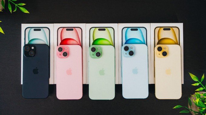 Bảng màu Pastel của iPhone 15