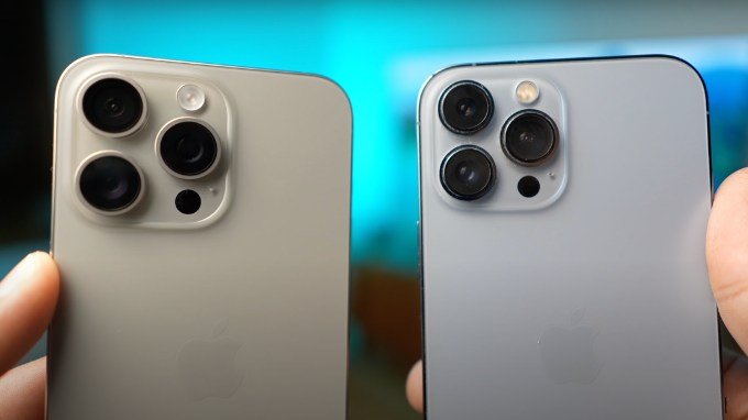 Hệ thống camera trên iPhone 15 Pro Max và iPhone 13 Pro Max