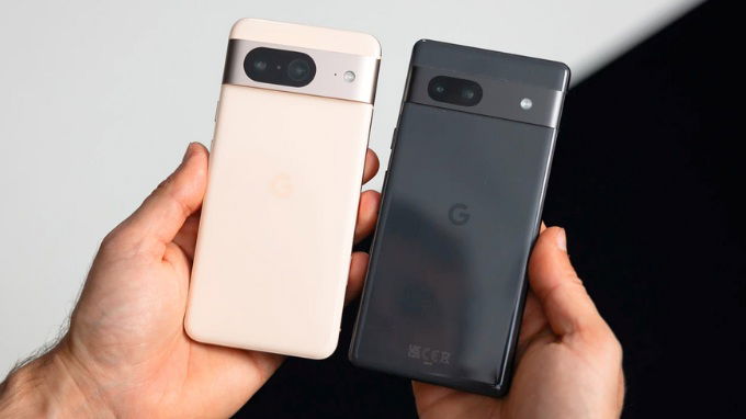 Google Pixel 8 có các góc được bo cong hơn so với Pixel 7a