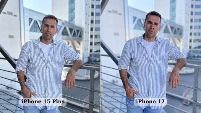 So sánh ảnh chụp bằng camera chính iPhone 15 Plus và iPhone 12