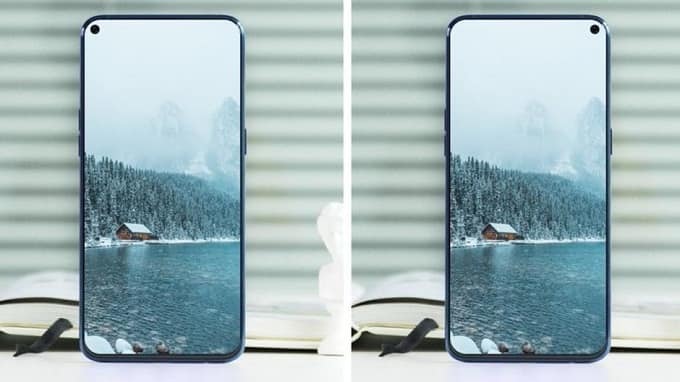 Galaxy A8s sẽ có một lỗ trên màn hình để chứa camera trước