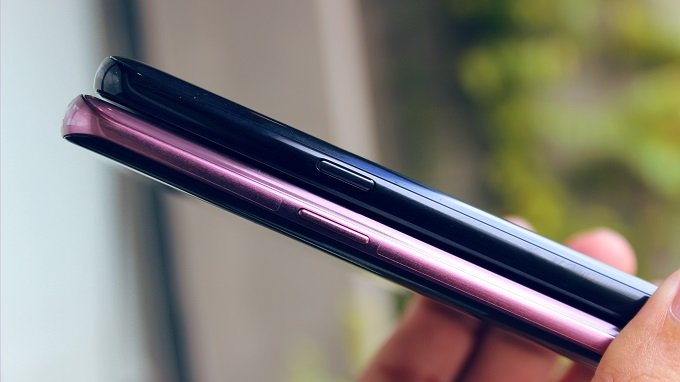 Nút nguồn trên LG G7 ThinQ và Galaxy S9 Plus