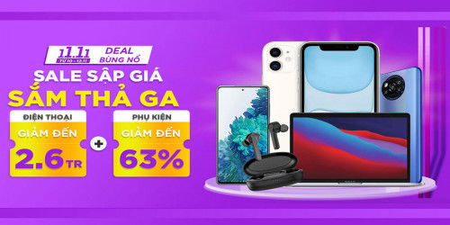 Sale sập giá - sắm thả ga: iPhone 13 Pro Max, Galaxy Note 10 Plus giảm giá đến 2.6 triệu đồng