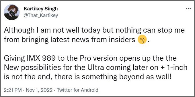 Dự đoán của Kartikey Singh về Xiaomi 13 Ultra