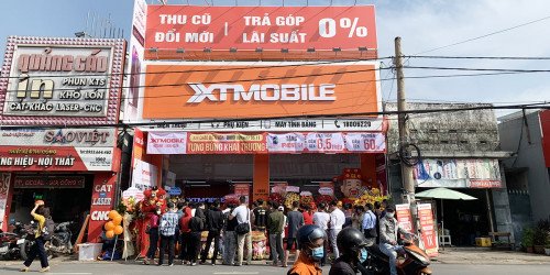 Hình ảnh khai trương chi nhánh XTmobile Biên Hòa đầu tiên tại 1000 Phạm Văn Thuận, phường Tân Mai