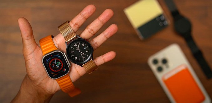 Hiệu năng Apple Watch Ultra vs Galaxy Watch 5 Pro đều rất khủng