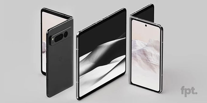 Google Pixel Fold lộ những hình ảnh render đầu tiên 