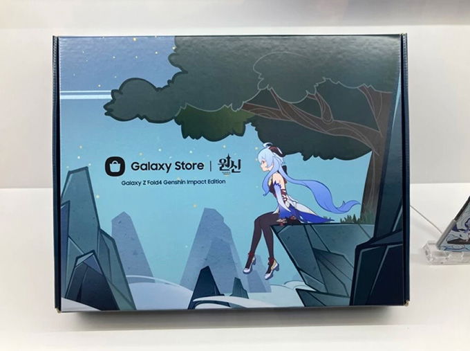 Hộp đựng Galaxy Z Fold 4 Genshin Impact Edition có thiết kế độc đáo