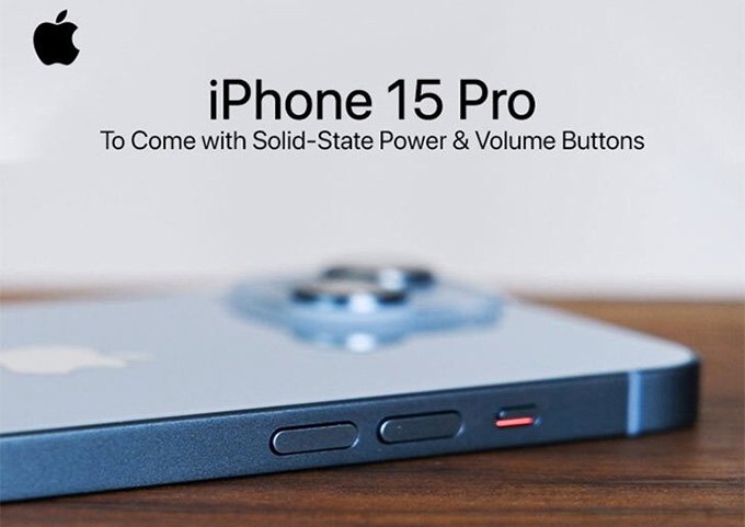 iPhone 15 không phải là sản phẩm đầu tiên có nút cảm ứng lực