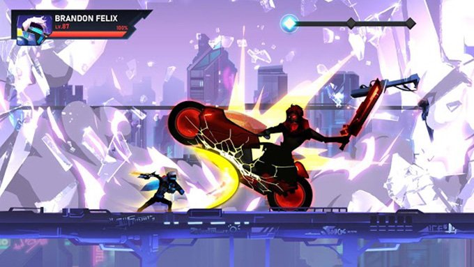 Top game mobile đi cảnh đồ họa 2D cực hấp dẫn dành riêng cho game thủ: Cyberpunk fighter