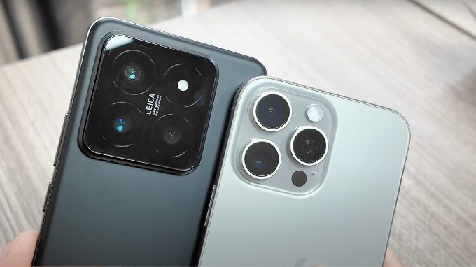 Hệ thống camera trên Xiaomi 14 Pro và iPhone 15 Pro Max
