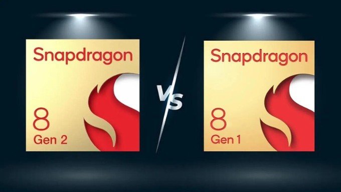 Con chip Snapdragon 8 Gen 2 và Snapdragon 8 Gen 1