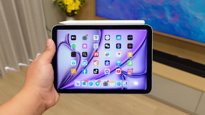 Màn hình iPad Mini 7 2024 5G Chưa Active 