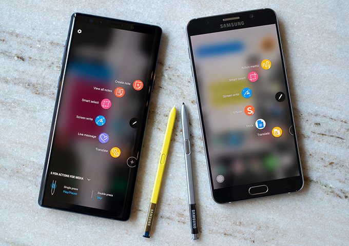 Bút S Pen mang lại nhiều tính năng thú vị cho Galaxy Note 9 512GB