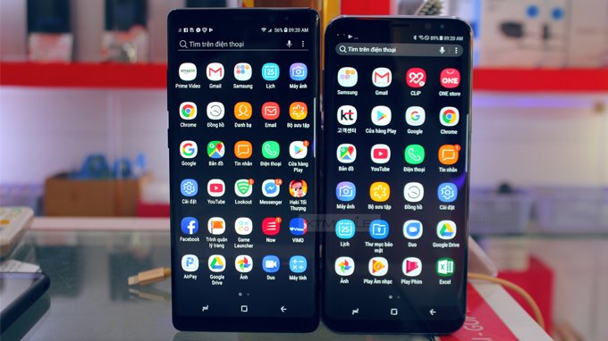 Galaxy Note 8 có màn hình lớn hơn