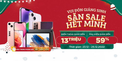 Vui đón giáng sinh: Điện thoại, phụ kiện giảm khủng tại XTmobile