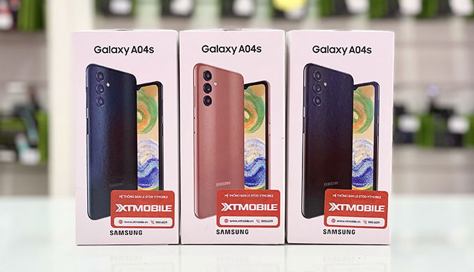 5 mẫu điện thoại Android thích hợp làm quà noel cho trẻ em tầm giá dưới 6 triệu: Galaxy A04s