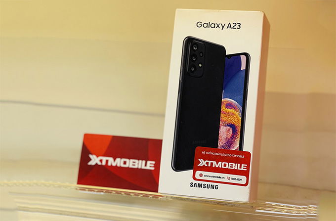 5 mẫu điện thoại Android thích hợp làm quà noel cho trẻ em tầm giá dưới 6 triệu: Galaxy A23